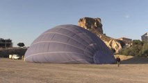 Ürgüp Bağ Bozumu ve Balon Festivali balon uçuşlarıyla devam etti
