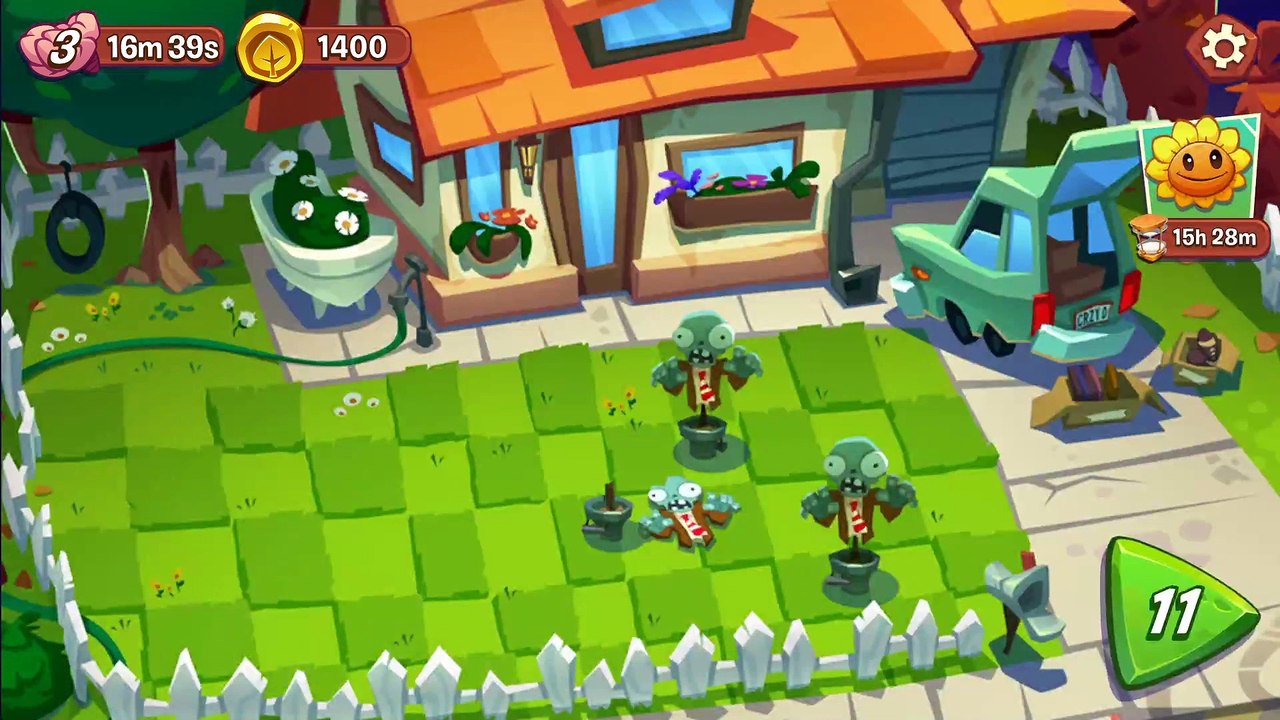 Plants vs. Zombies 3 (Beta) - Level 11, Backyard