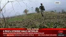 Son dakika... MSB: Barış Pınarı bölgesine saldırı hazırlığındaki 4 terörist etkisiz hale getirildi