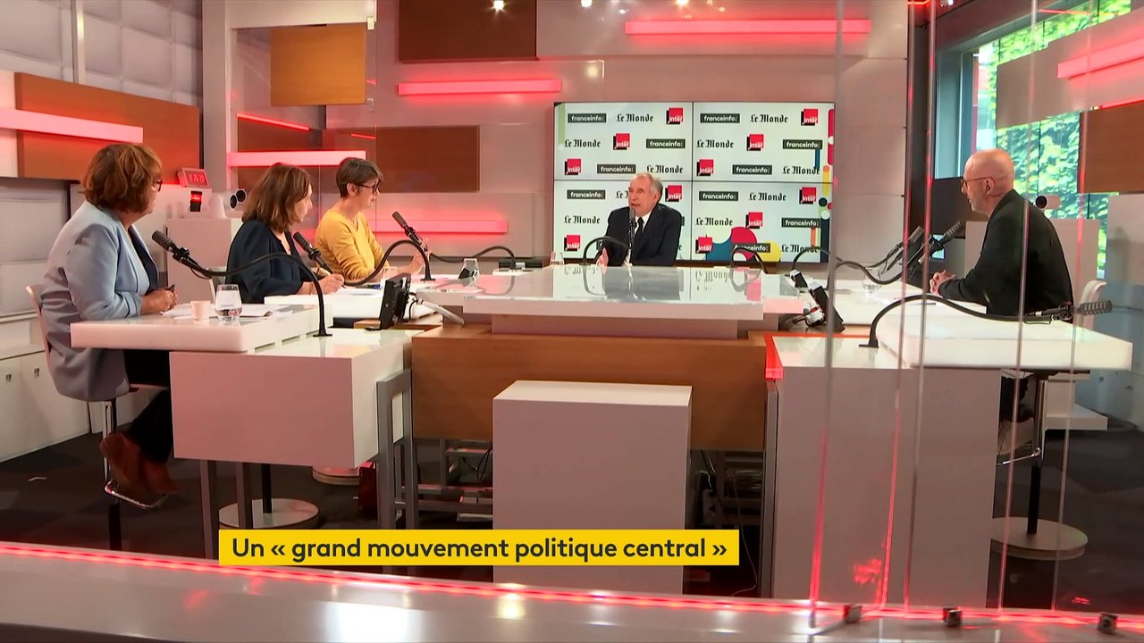 François Bayrou, haut-commissaire au Plan et président du MoDem, invité de Questions Politiques