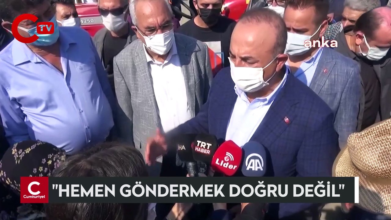Bakan Mevlüt Çavuşoğlu: Afganları hemen göndermek doğru da değil, mümkün de değil