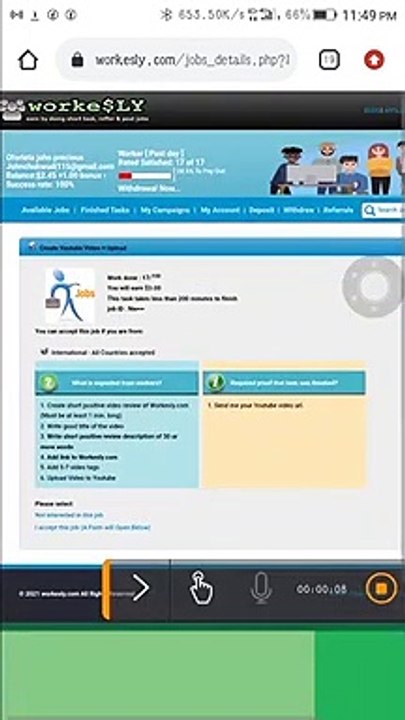 Online Money Earning - Make $1,300 In Paypal Money From Workesly.Com (Make Money Online)