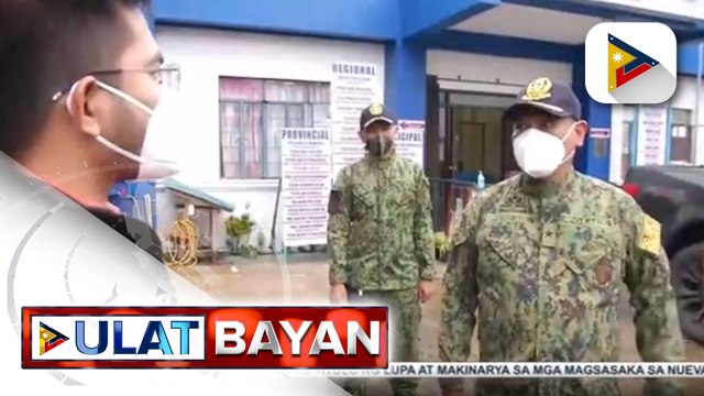 PNP Region 2, nag-inspeksyon sa Sta. Ana, Cagayan matapos manalasa ang bagyong Kiko