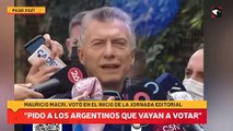 Le pido a los argentinos que vayan a votar