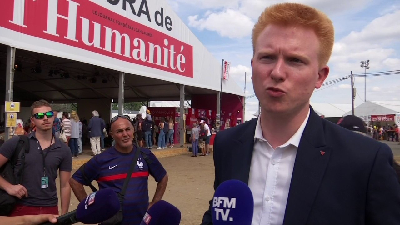 Propos anti-police à la Fête de l'Huma: pour Adrien Quatennens, "personne n'imagine qu'on aurait interdit à Brassens, Brel ou d'autres d'avoir des propos parfois provoquants"
