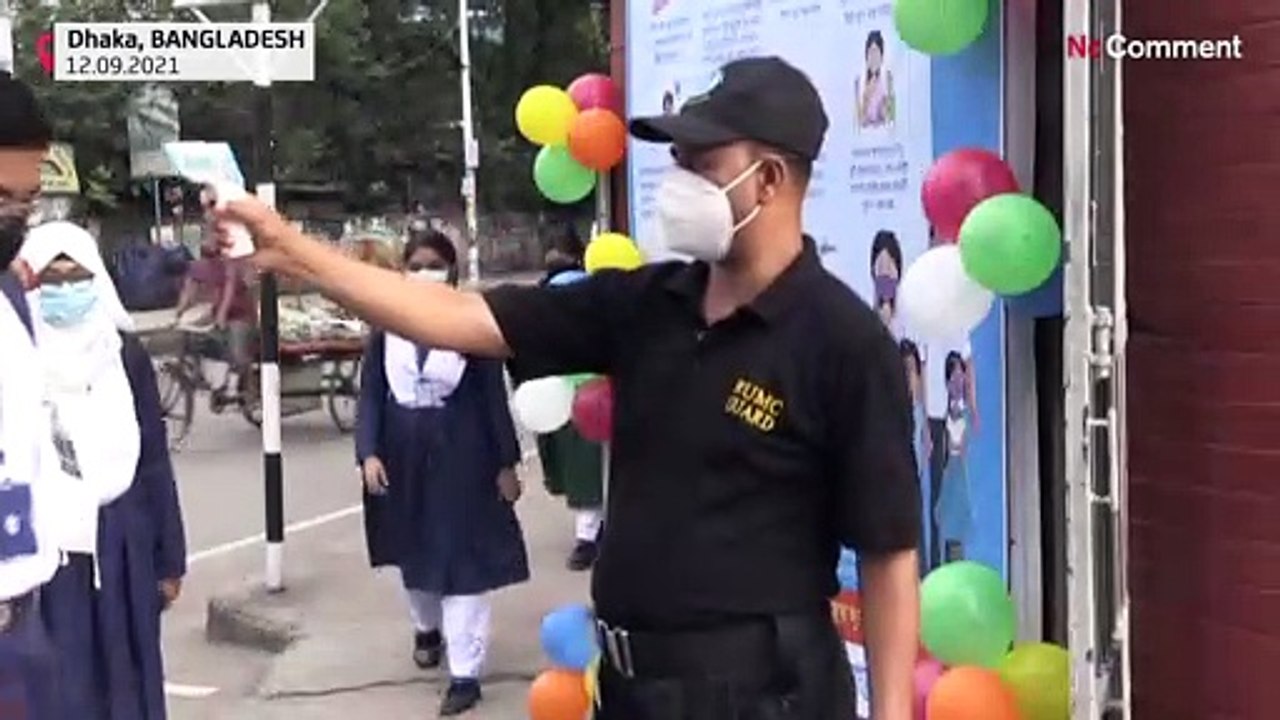 Bangladesh schools reopen after 18-month Covid...