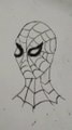 Spider-man drawing by pencil