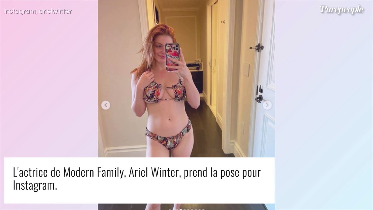 Ariel Winter (Modern Family) métamorphosée : l'actrice s'affiche sexy sur Instagram