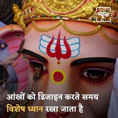 Watch How These Artists Are Making Beautiful Eyes Design Of Khairatabad Lord Ganesha