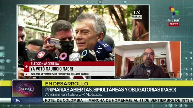 teleSUR Noticias 11:30 12-09: Avanzan elecciones primarias abiertas en Argentina