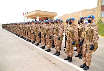 Azerbaycan'da "Üç Kardeş 2021" tatbikatının açılış töreni düzenlendi