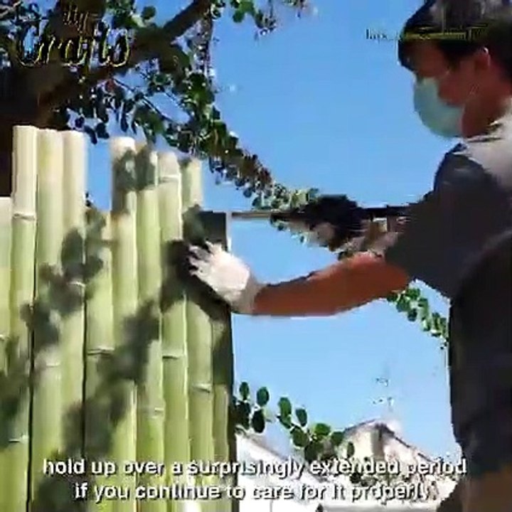 How to make making a special bamboo fence IDEAS WITH Bamboo Crafts with Bamboo USEFUL LIFE HACKS