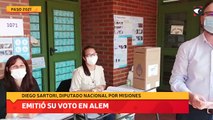 Emitió su voto en Alem