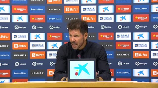 Simeone: No vi nunca tanto tiempo perdido en un partido