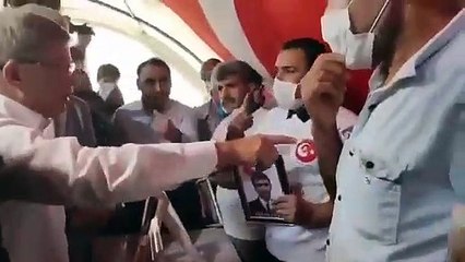 Davutoğlu'ndan evlat nöbetindeki ailelere saygısızlık: Yalan söyleme, sizi provoke edenlere uymayın