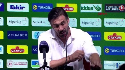 SPOR Çaykur Rizespor - Atakaş Hatayspor maçının ardından