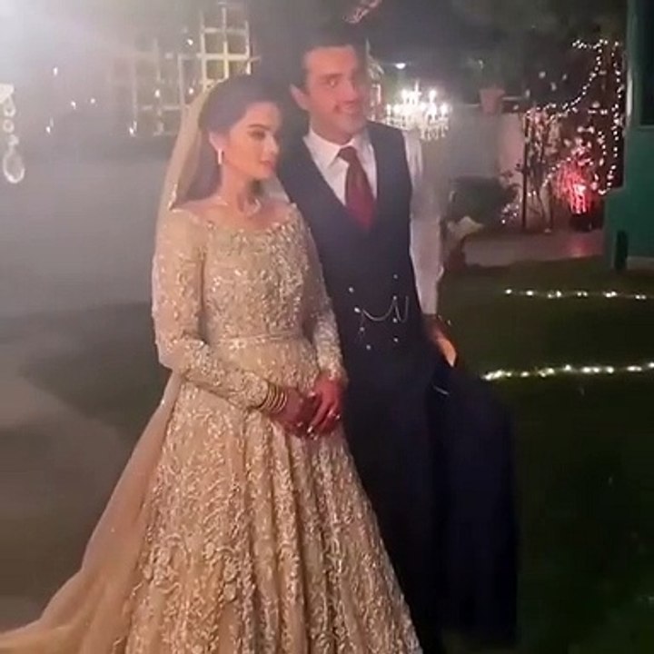 Minal Khan Valima Entry
