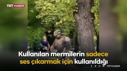 Letonya’da sokakta askeri tatbikat yaptılar