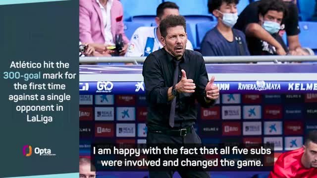Simeone hails squad depth after magical substitutions give Atletico victory