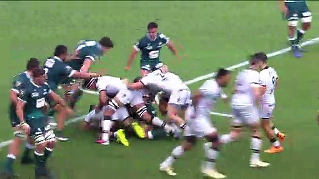 TOP 14 - Essai de Xavier MIGNOT (LOU) - Section Paloise - LOU Rugby - J02 - Saison 2021/2022