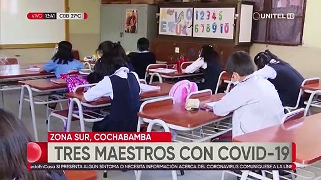 Magisterio de Cochabamba afirma que no hay condiciones para clases presenciales tras registrarse casos positivos en colegios