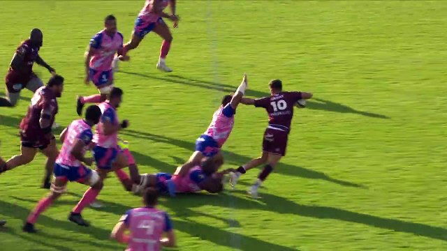 TOP 14 - Essai de Ben LAM (UBB) - Bordeaux-Bègles - Stade Français - J02 - Saison 2021/2022