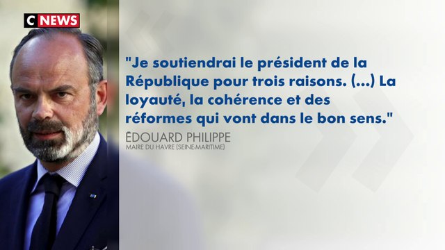 Présidentielle 2022 : Edouard Philippe assure Emmanuel Macron de son «soutien complet»