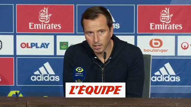 Stéphan évoque le malaise et la sortie sur civière de Liénard - Foot - L1 - Strasbourg