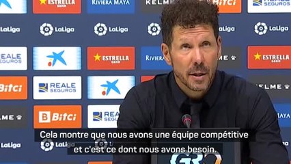 4e j. - Simeone félicite son banc