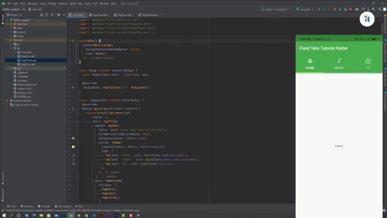 How to change tab in the Flutter | TabBar & TabBarView