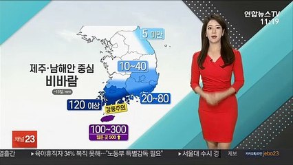 [날씨톡톡] "태풍 대비하세요!"…제주, 남해안 중심 비바람