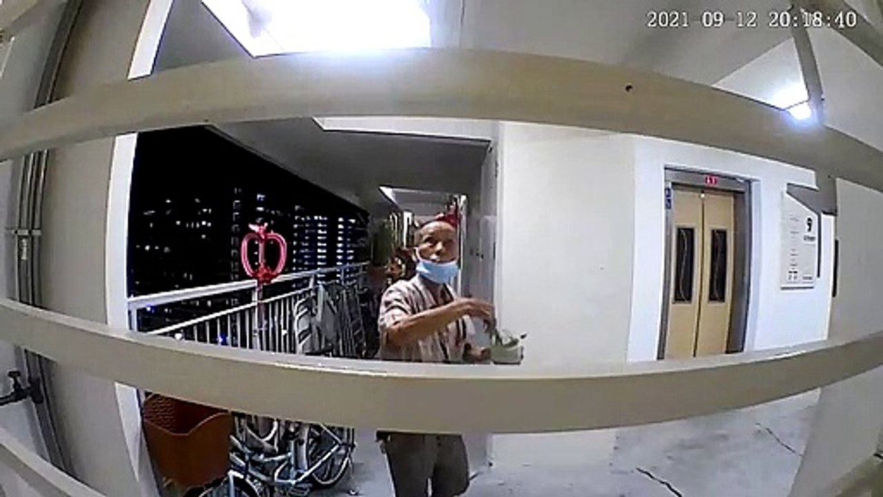 UNCLE SPRAYS "HOLY WATER" TO GET RID OF SPIRITS