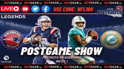 Patriots vs Dolphins POSTGAME Show