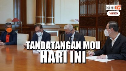 PH dan kerajaan tandatangan MOU jam 5 petang hari ini