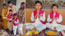 Ganesh Utsav 2021 : Riteish Genelia का Kids के साथ Ganesh Aarti VIDEO VIRAL | Boldsky