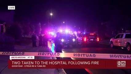 Two injured in Goodyear house fire