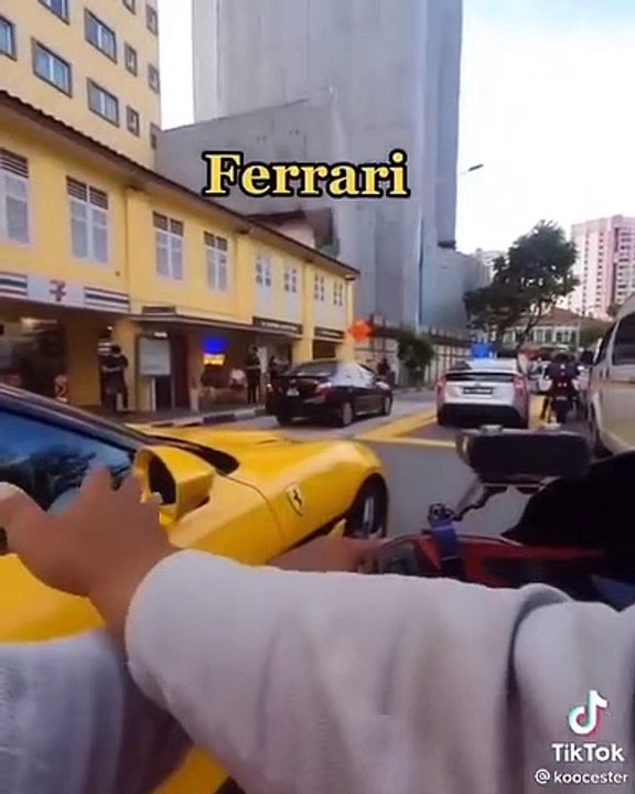 GUY ASK FERRARI DRIVER WHAT HE WORK AS, MAN REPLIED "FOOD PANDA"