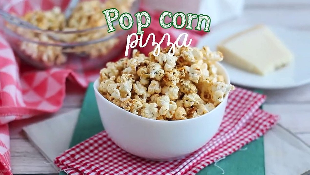 Pop corns saveur pizza
