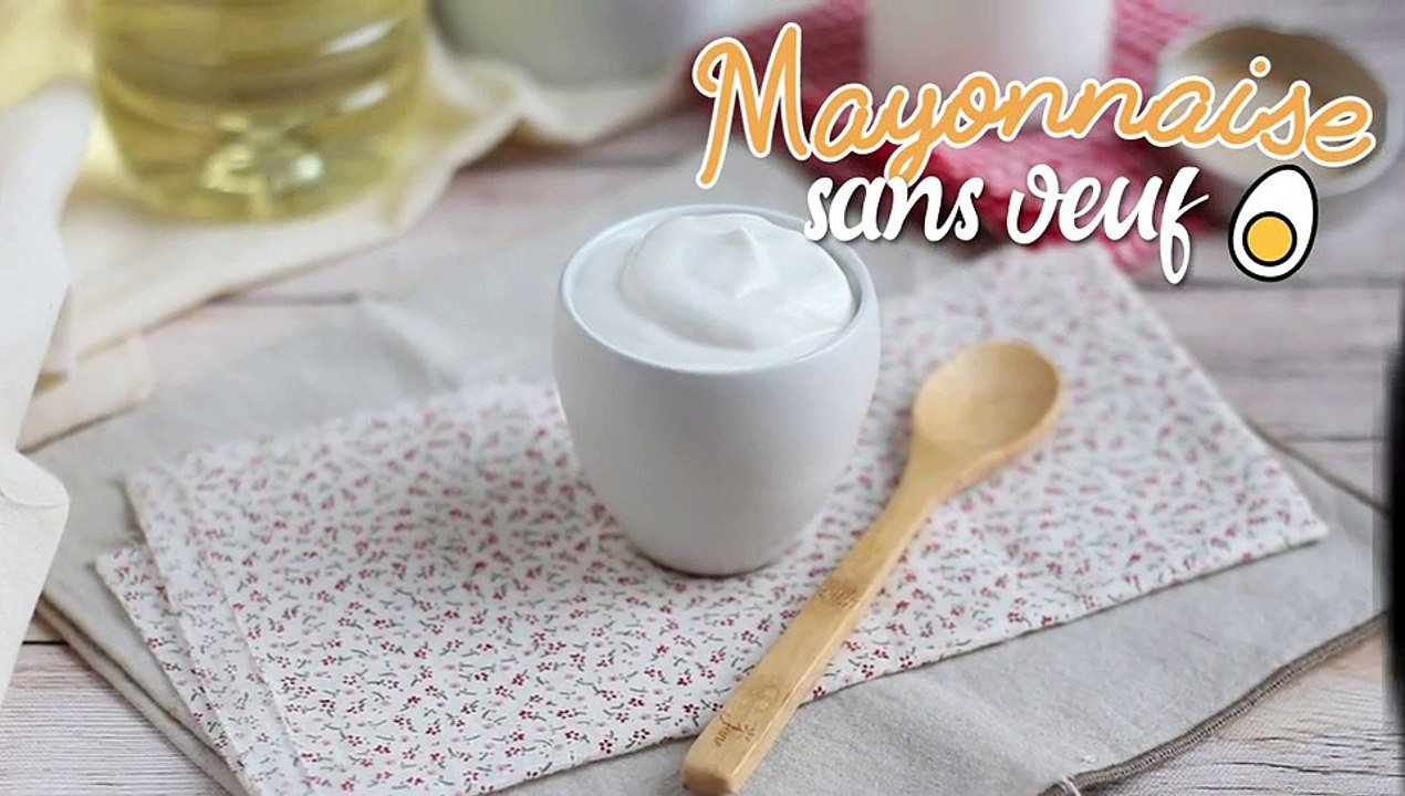 Mayonnaise sans oeufs au lait