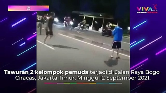 Meresahkan! Tawuran Pecah Bikin Pengendara Ketakutan