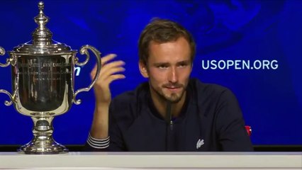 US Open 2021 - Daniil Medvedev : "I wanted to make it special for people to love, for my friends to love who I play FIFA with"