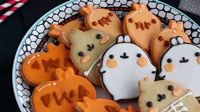 Sablés décorés Halloween Molang