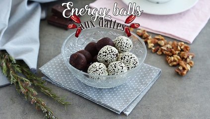 Energy balls aux dattes