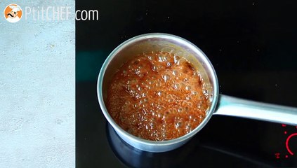 Fondant au chocolat et au caramel beurre salé