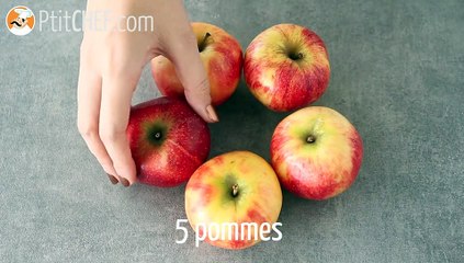Gâteau aux pommes, noix et cannelle