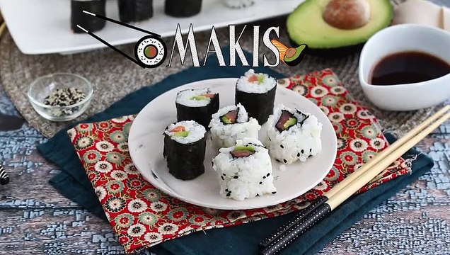 Makis au saumon fumé et avocat
