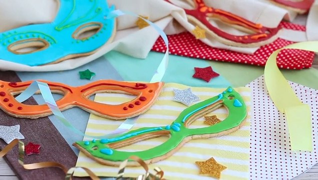 Sablés masques de Carnaval