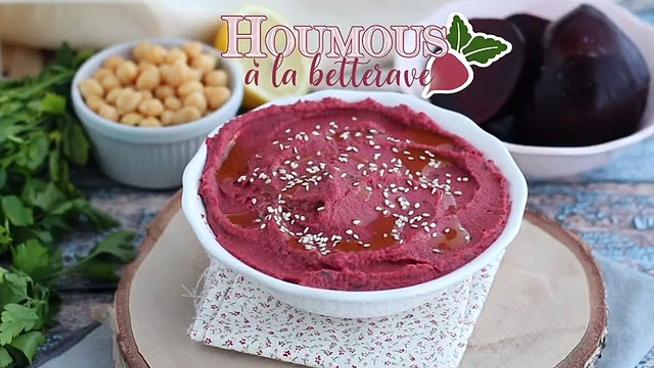 Houmous à la betterave