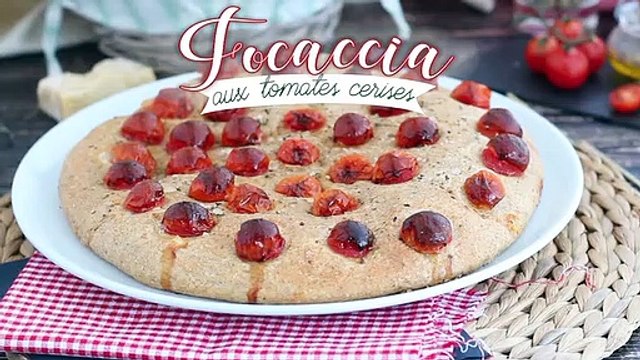 Focaccia aux tomates cerises