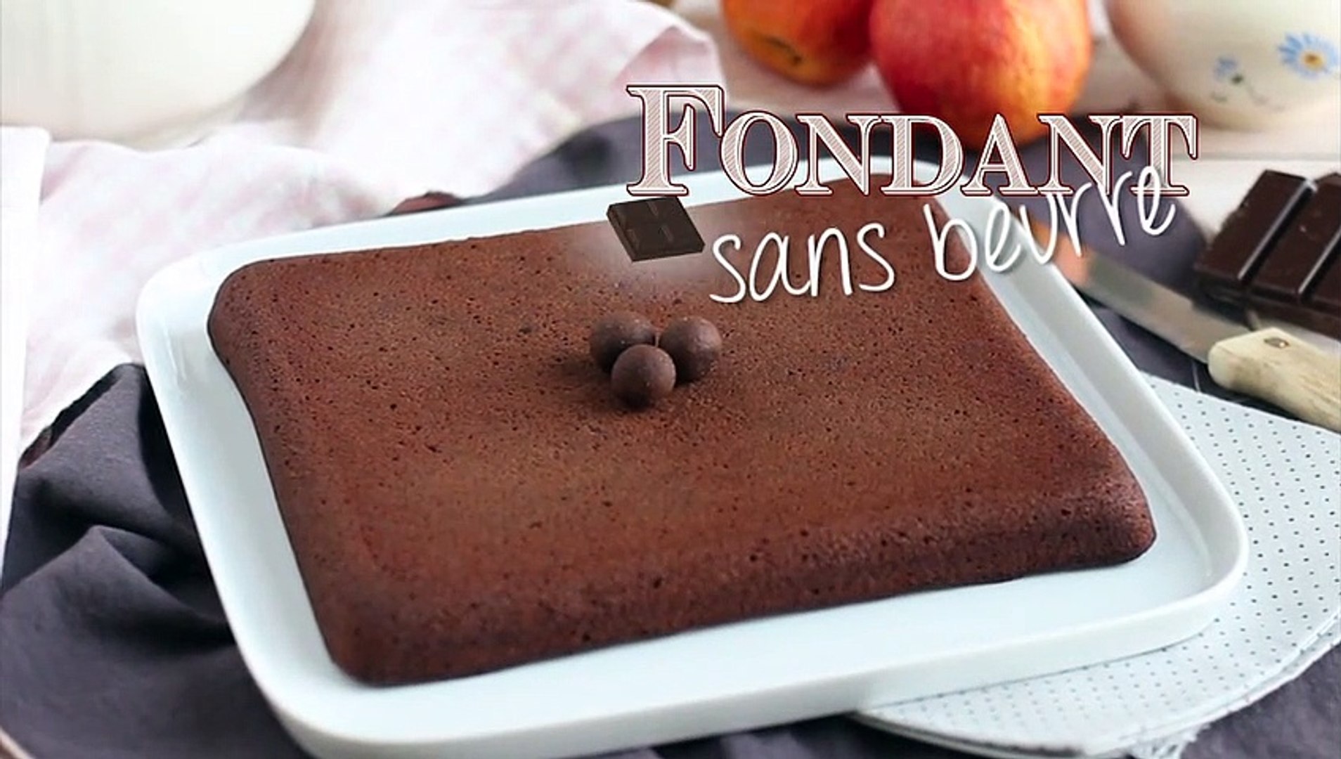Fondant Au Chocolat Sans Beurre Facile Video Dailymotion